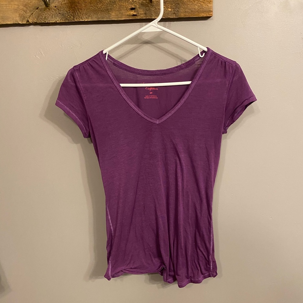 Purple tee